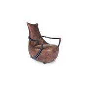 Moe's Home Collection Carlisle Leather Club Chair