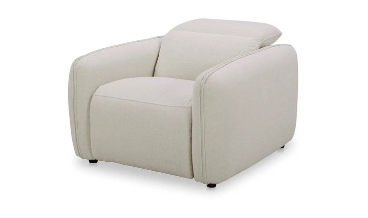 Moe's Home Collection Eli Warm White Power Recliner Chair
