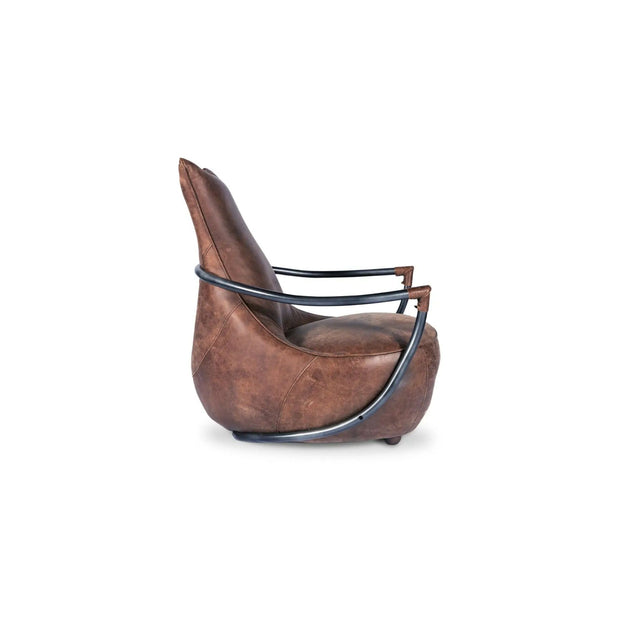 Moe's Home Collection Carlisle Leather Club Chair