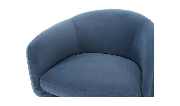 Moe's Home Collection Franco Dusted Blue Chair