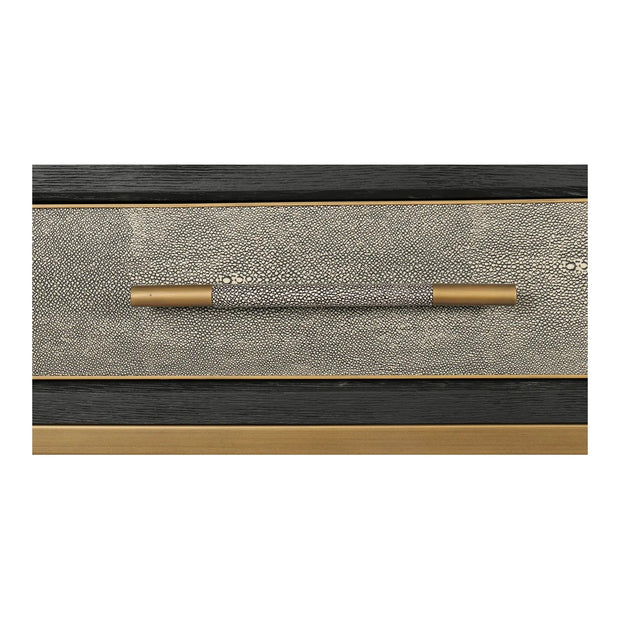 Moe’s Home Mako Grey Shagreen Console Table
