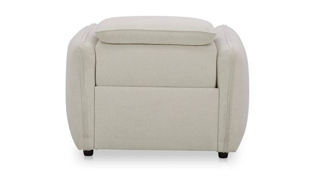 Moe's Home Collection Eli Warm White Power Recliner Chair