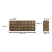 Moe's Home Collection Bowen Deep Brown Sideboard