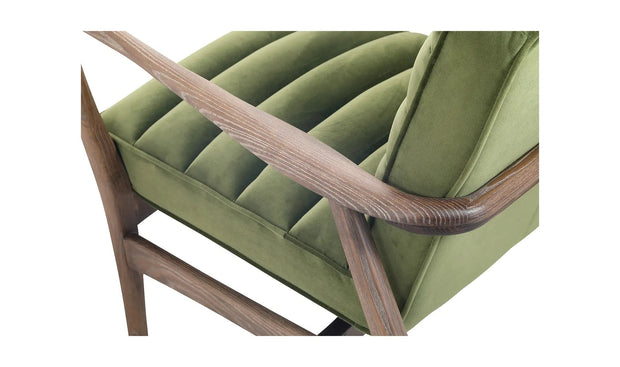 Moe's Home Collection Anderson Dark Ivy Tufted Armchair