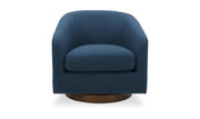 Moe's Home Collection Oscy Dark Atlantic Blue Swivel Chair