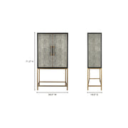 Moe’s Home Collection Mako Shagreen Bar Cabinet