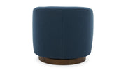 Moe's Home Collection Oscy Dark Atlantic Blue Swivel Chair