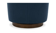 Moe's Home Collection Oscy Dark Atlantic Blue Swivel Chair