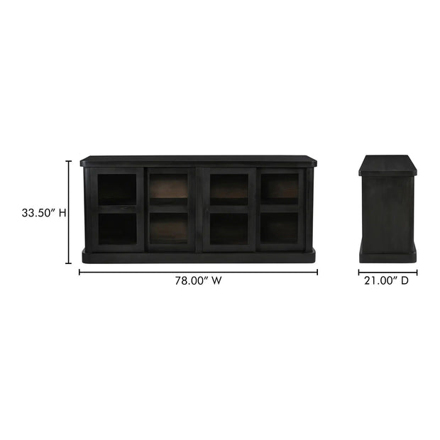 Moe's Home Collection Mona Black Sideboard