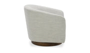 Moe's Home Collection Oscy White Swivel Chair