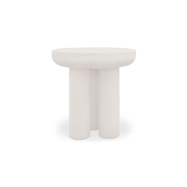 Moe's Home Collection Rocca Cream Side Table