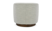 Moe's Home Collection Oscy White Swivel Chair