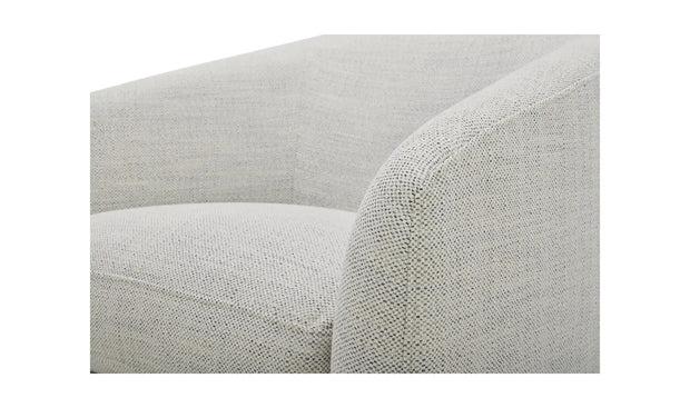 Moe's Home Collection Oscy White Swivel Chair