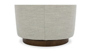 Moe's Home Collection Oscy White Swivel Chair