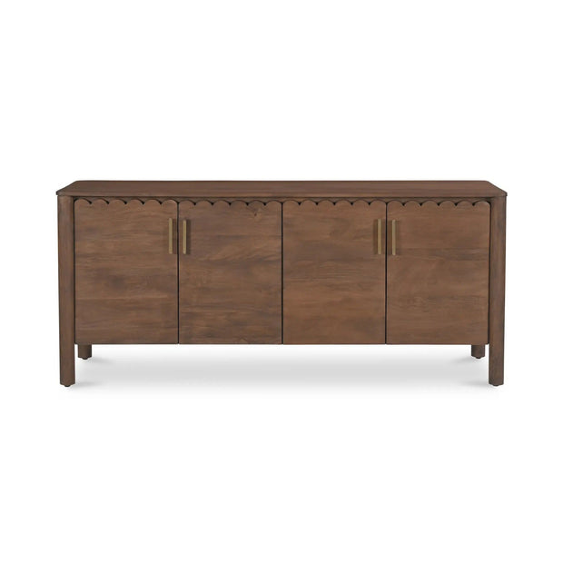 Moe's Home Collection Wiley Vintage Brown 4 Door Sideboard