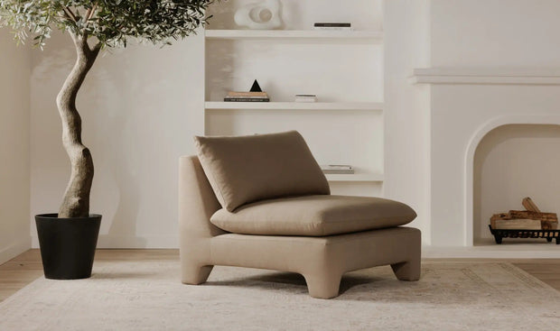 Moe's Home Collection Estelle Flax Lounge Chair