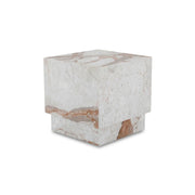 Moe's Home Collection Layla Breccia Marble Side Table