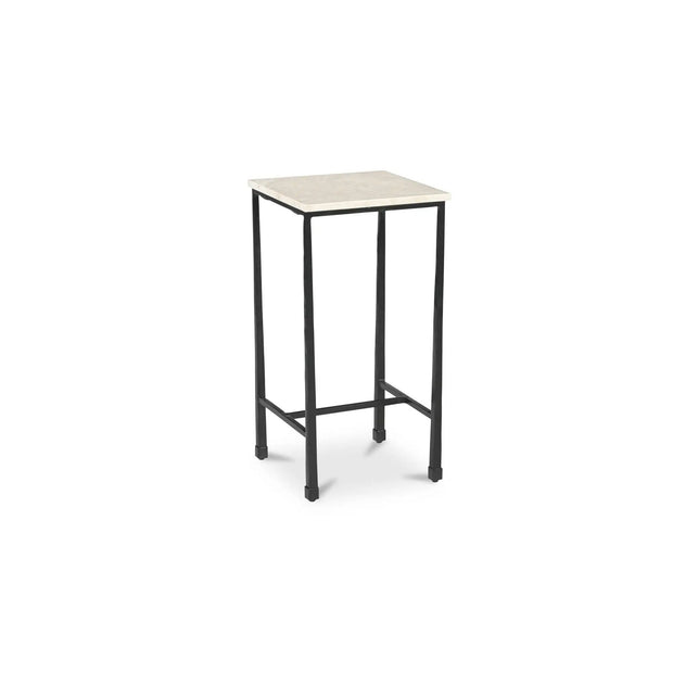 Moe's Home Collection River Botticino Marble Side Table