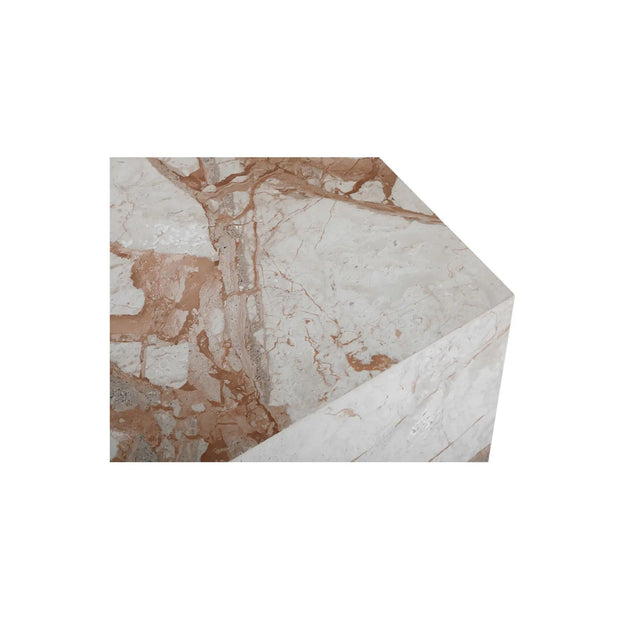 Moe's Home Collection Layla Breccia Marble Side Table