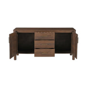 Moe's Home Collection Wiley Vintage Brown 3 Drawer Sideboard