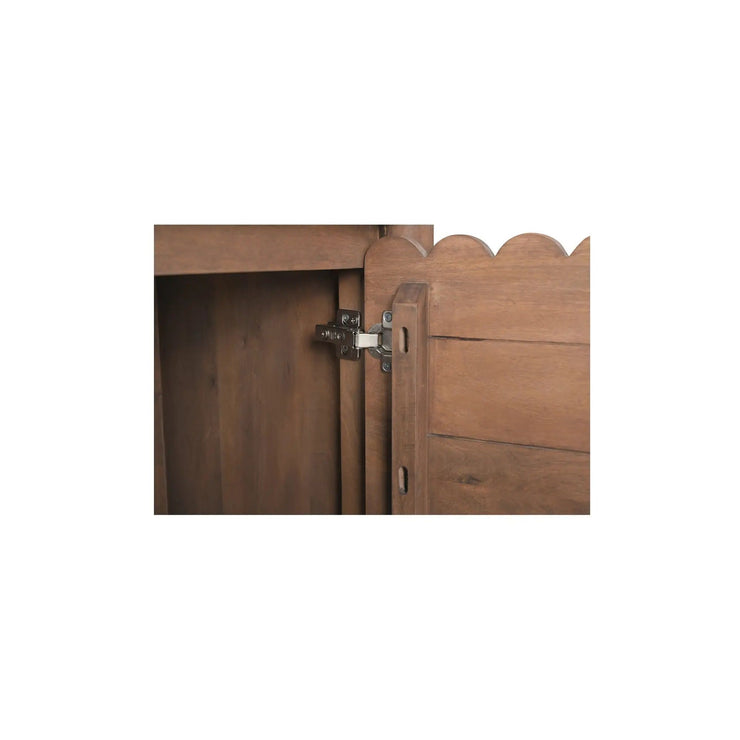 Moe's Home Collection Wiley Vintage Brown 4 Door Sideboard
