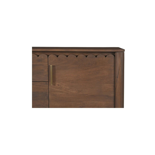 Moe's Home Collection Wiley Vintage Brown 3 Drawer Sideboard