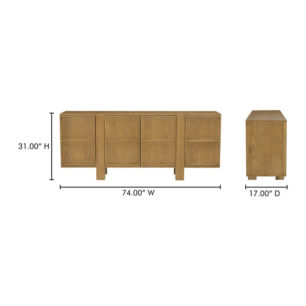 Moe's Home Collection Lachlan Brown Sideboard
