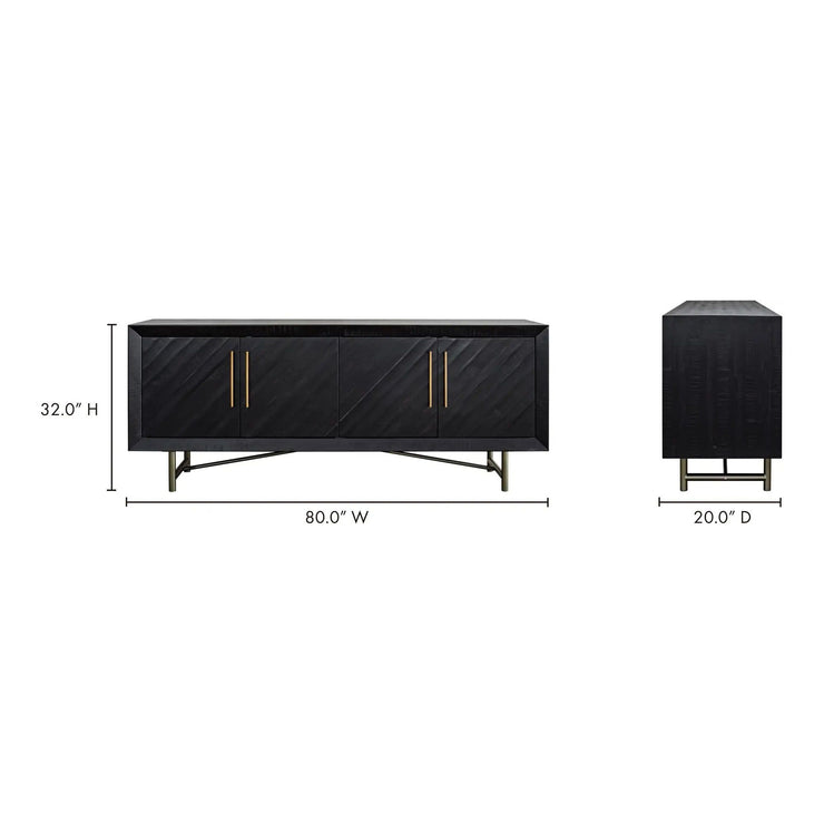 Moe's Home Collection Sicily 4 Door Sideboard
