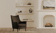 Moe's Home Collection Fisher Charcoal Armchair
