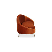 Moe’s Home Collection Abigail Umber Velvet Chaise