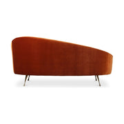 Moe’s Home Collection Abigail Umber Velvet Chaise
