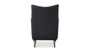 Moe's Home Collection Fisher Charcoal Armchair