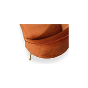 Moe’s Home Collection Abigail Umber Velvet Chaise