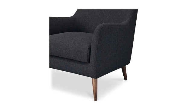 Moe's Home Collection Fisher Charcoal Armchair
