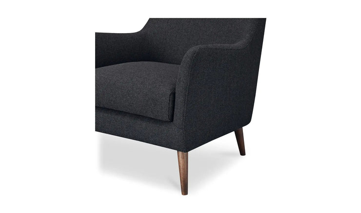 Moe's Home Collection Fisher Charcoal Armchair
