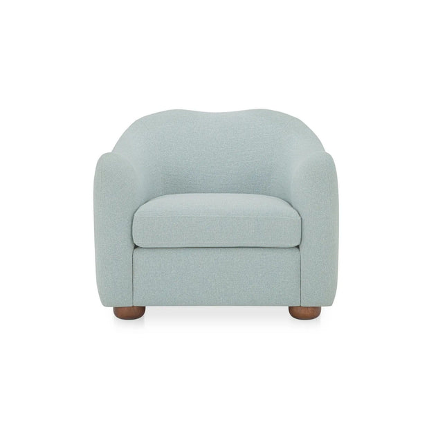 Moe's Home Collection Bria Light Blue Accent Chair