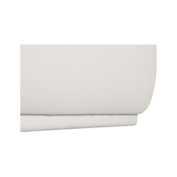 Moe’s Home Collection Marion Rectangular White Ottoman