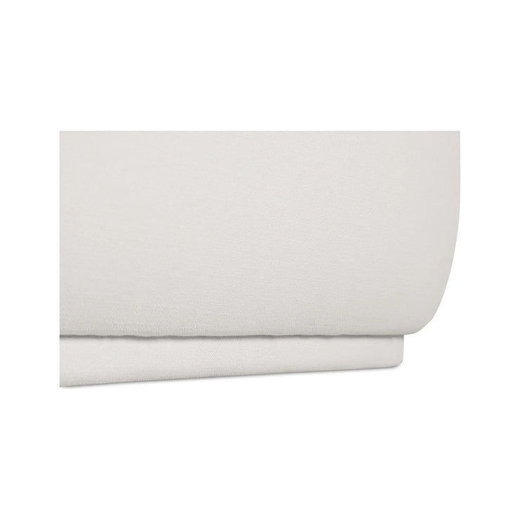 Moe’s Home Collection Marion Rectangular White Ottoman