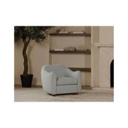 Moe's Home Collection Bria Light Blue Accent Chair