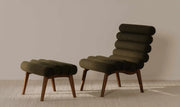 Moe's Home Collection Arlo Dark Green Accent Chair