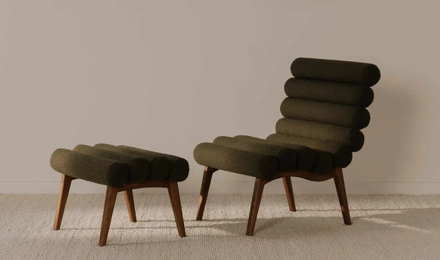 Moe's Home Collection Arlo Dark Green Accent Chair