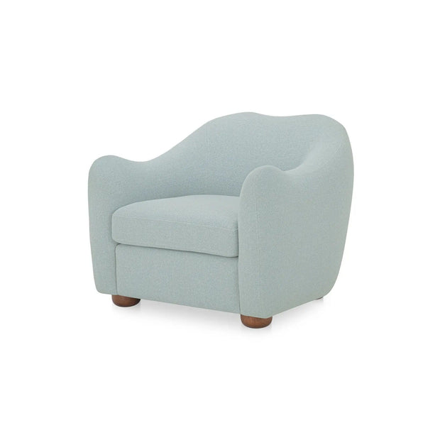 Moe's Home Collection Bria Light Blue Accent Chair