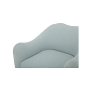 Moe's Home Collection Bria Light Blue Accent Chair