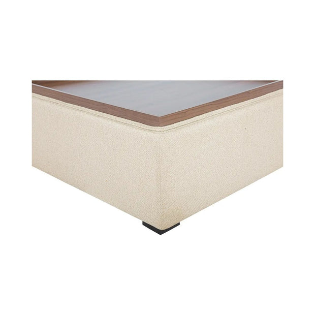 Moe’s Home Collection Montana Flecked Oat Storage Ottoman