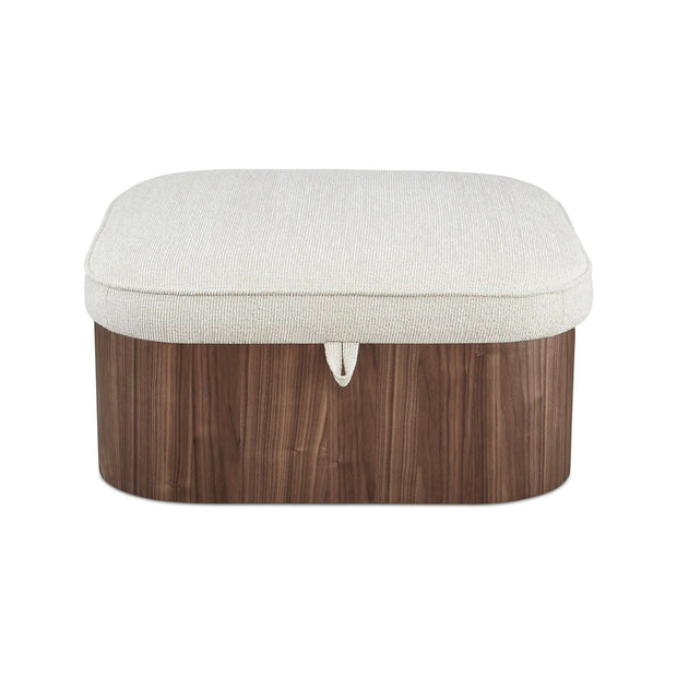 Moe’s Home Collection Sonny Flecked Oat Storage Ottoman