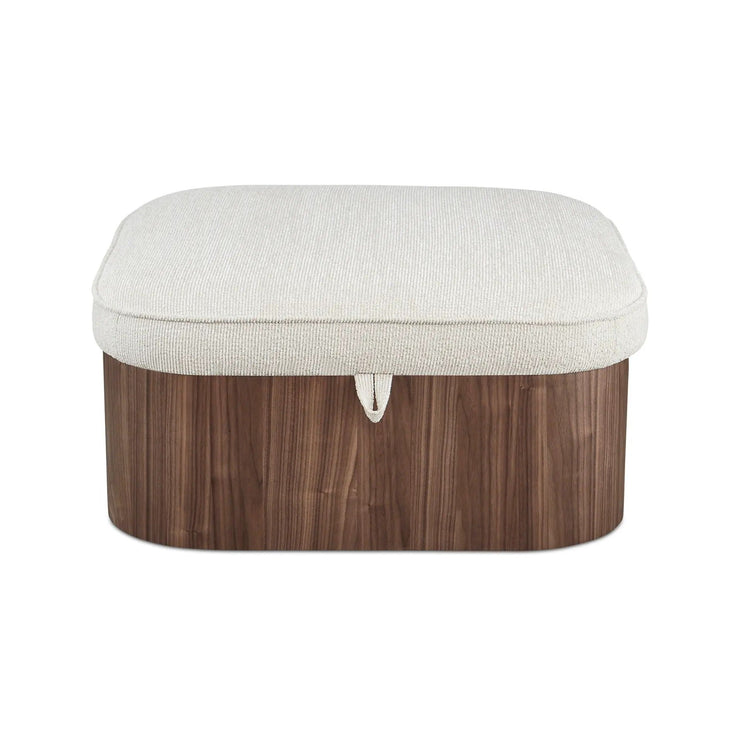 Moe’s Home Collection Sonny Flecked Oat Storage Ottoman