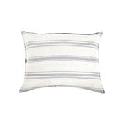Pom Pom at Home Jackson Cream & Grey Striped Linen Duvet Cover and Pillow Shams ~ Available in Queen and King Sizes