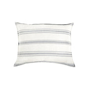 Pom Pom at Home Jackson Cream & Grey Striped Linen Duvet Cover and Pillow Shams ~ Available in Queen and King Sizes