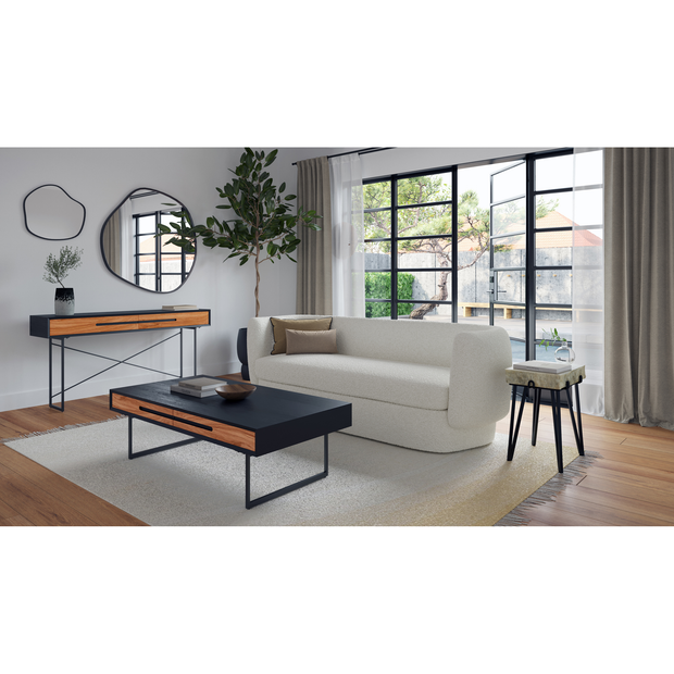 Moe’s Home Collection Vienna Light Brown Mango Wood Console Table