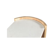 Moe’s Home Collection Dala Marble and Oak Console Table